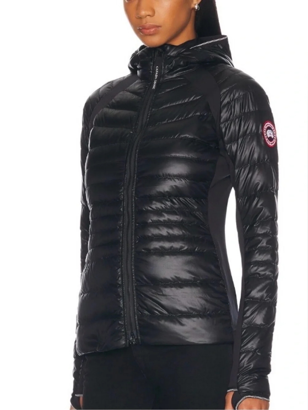 Authentic Canada Goose Hybridge Lite Hooded Down Jacket Small-Med EUC!
